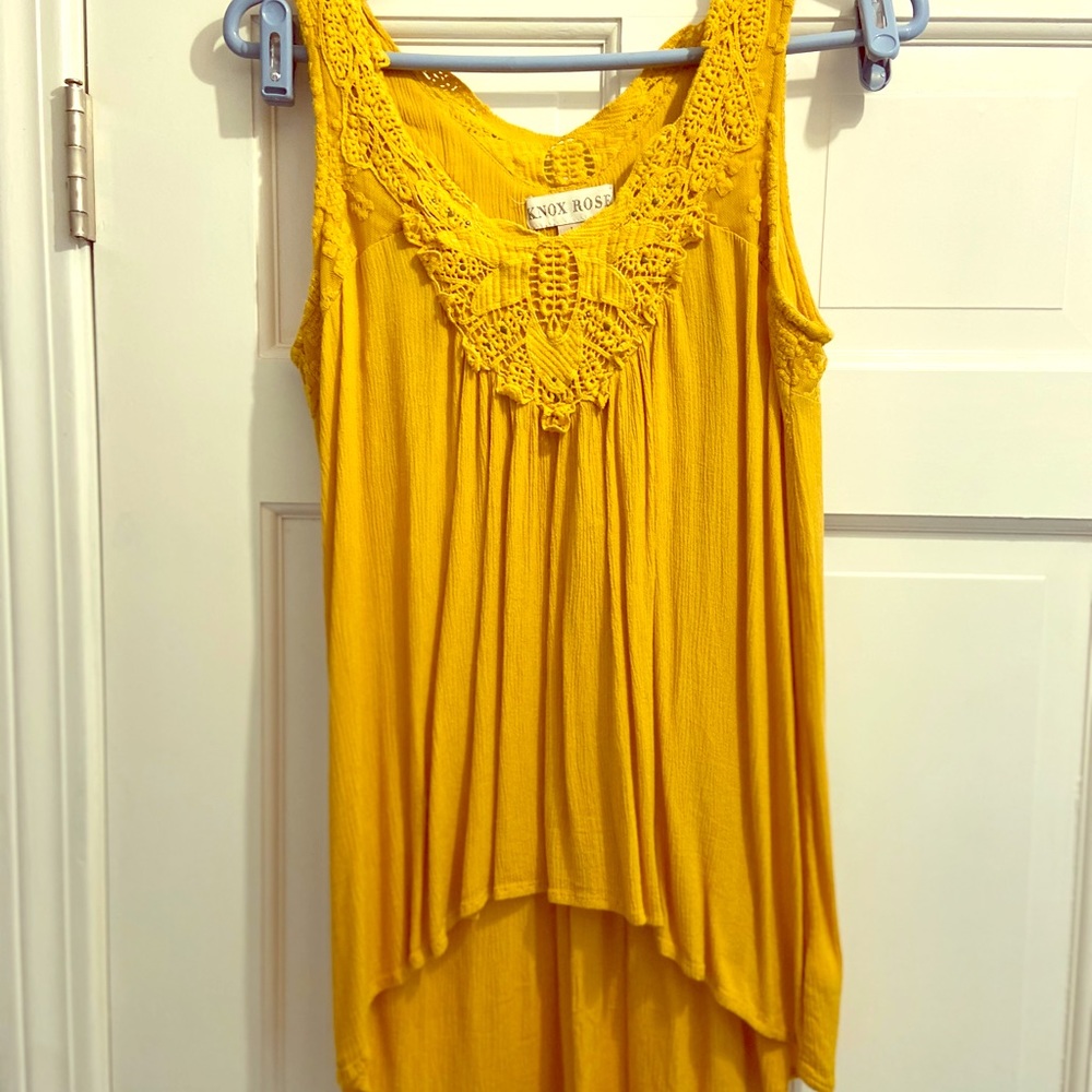 High1low tank glows tank top